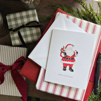 santa greeting card