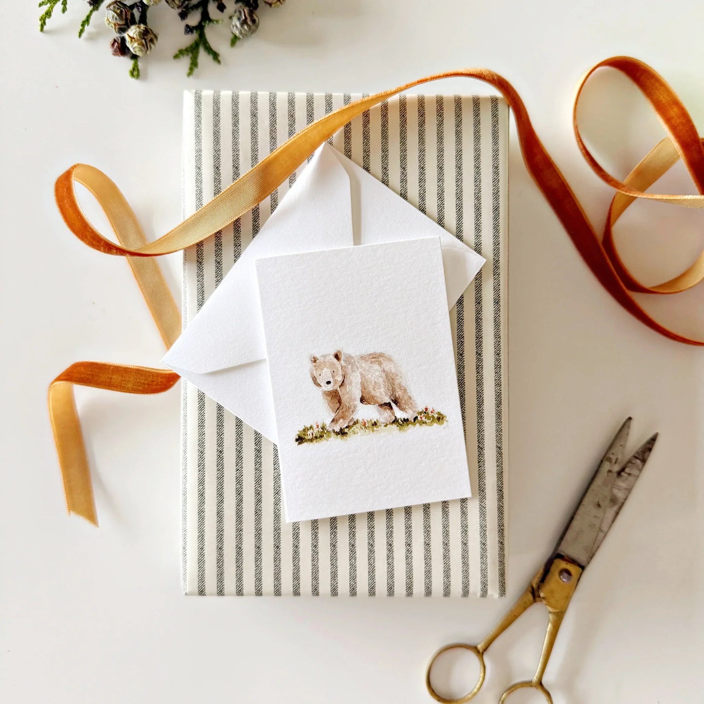 bear mini enclosure notecard