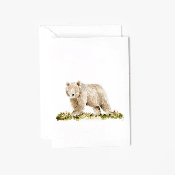 bear mini enclosure notecard