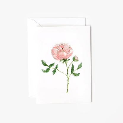 garden rose mini notecard - emily lex studio