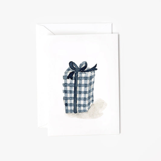 gingham gift mini notecard - emily lex studio