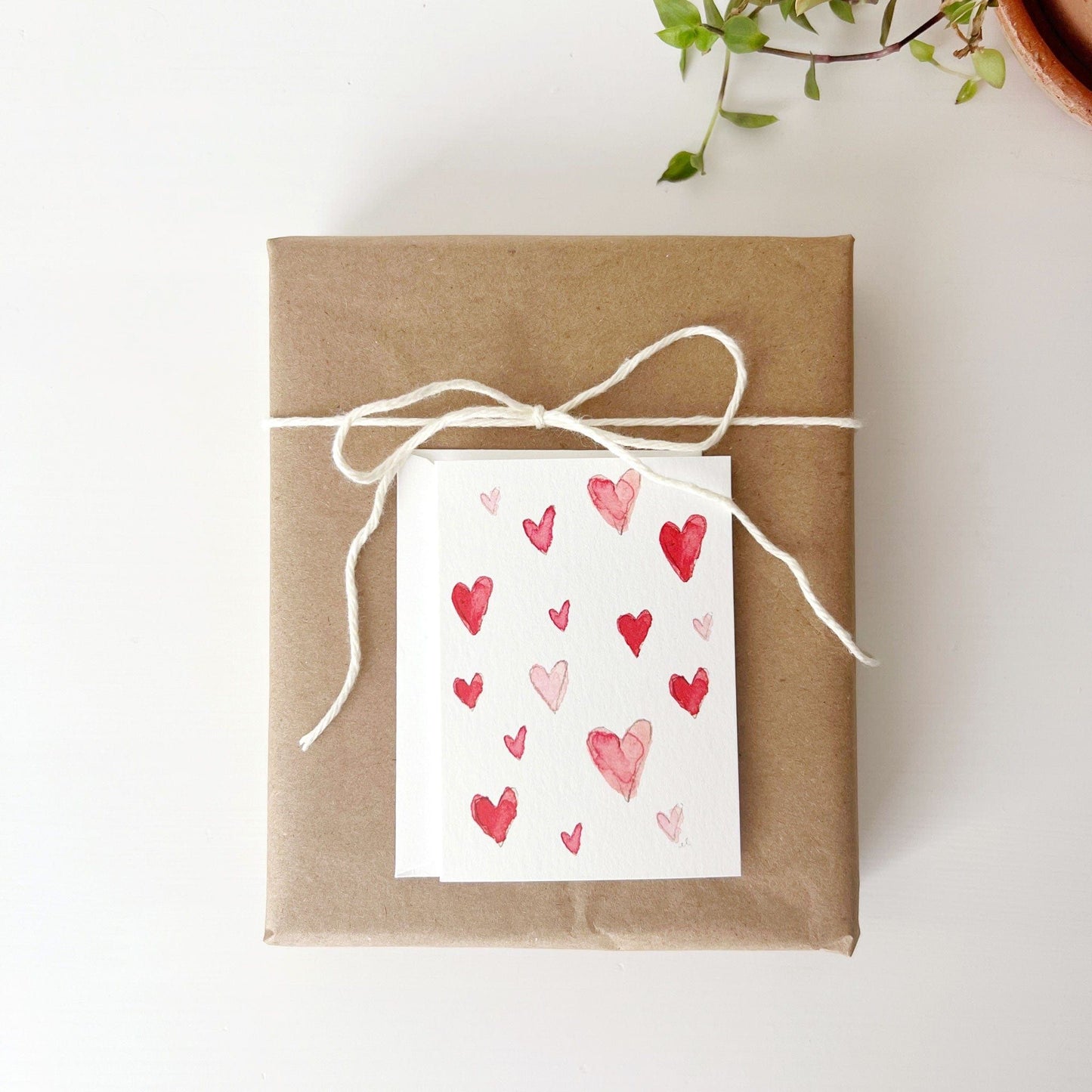 hearts mini notecard - emily lex studio