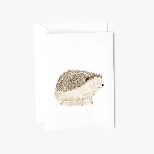 hedgehog mini enclosure notecard