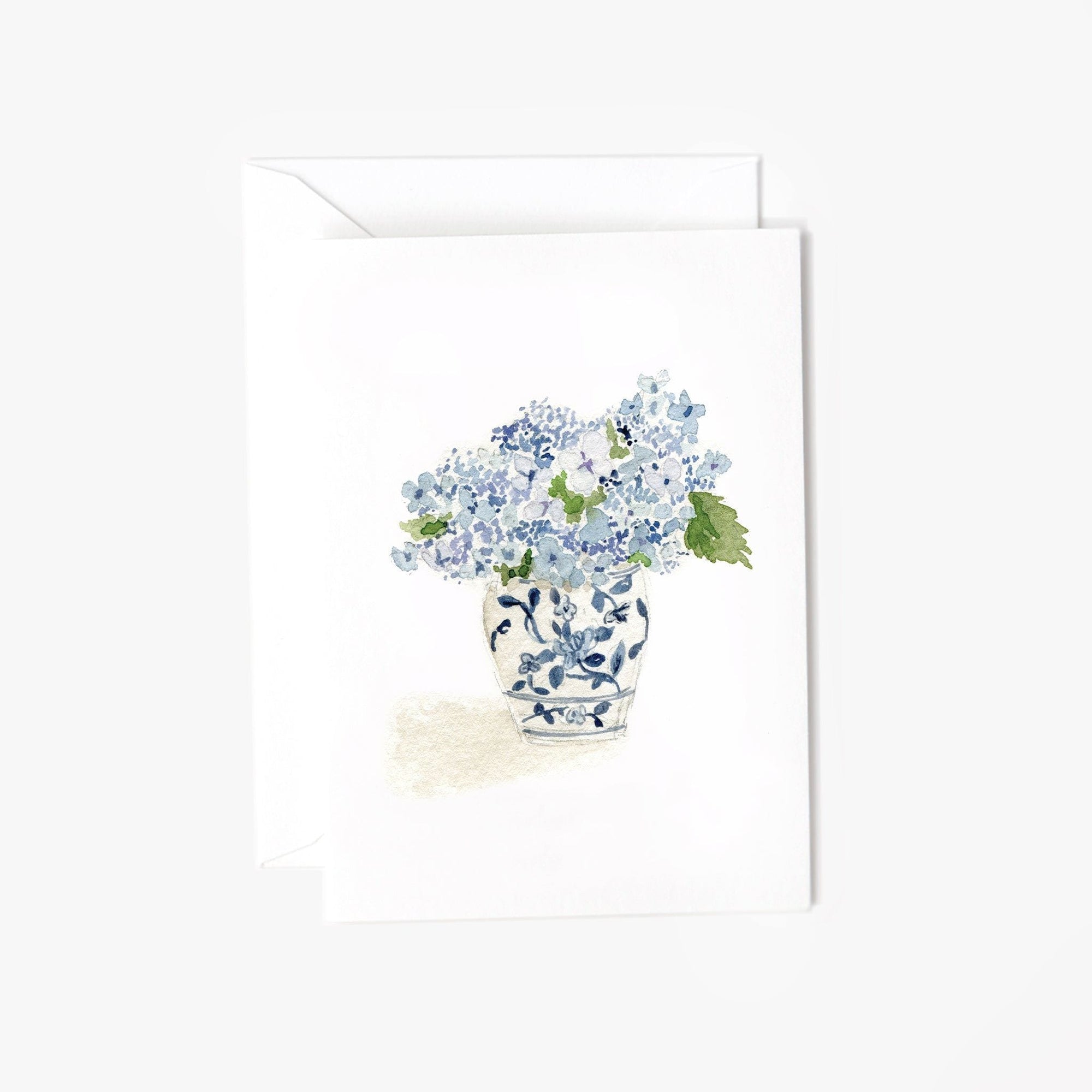 hydrangea bouquet mini notecard - emily lex studio
