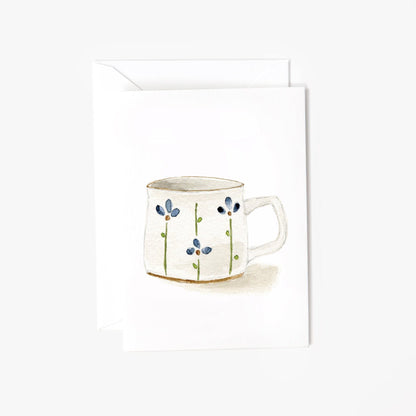 flower mug mini notecard - emily lex studio