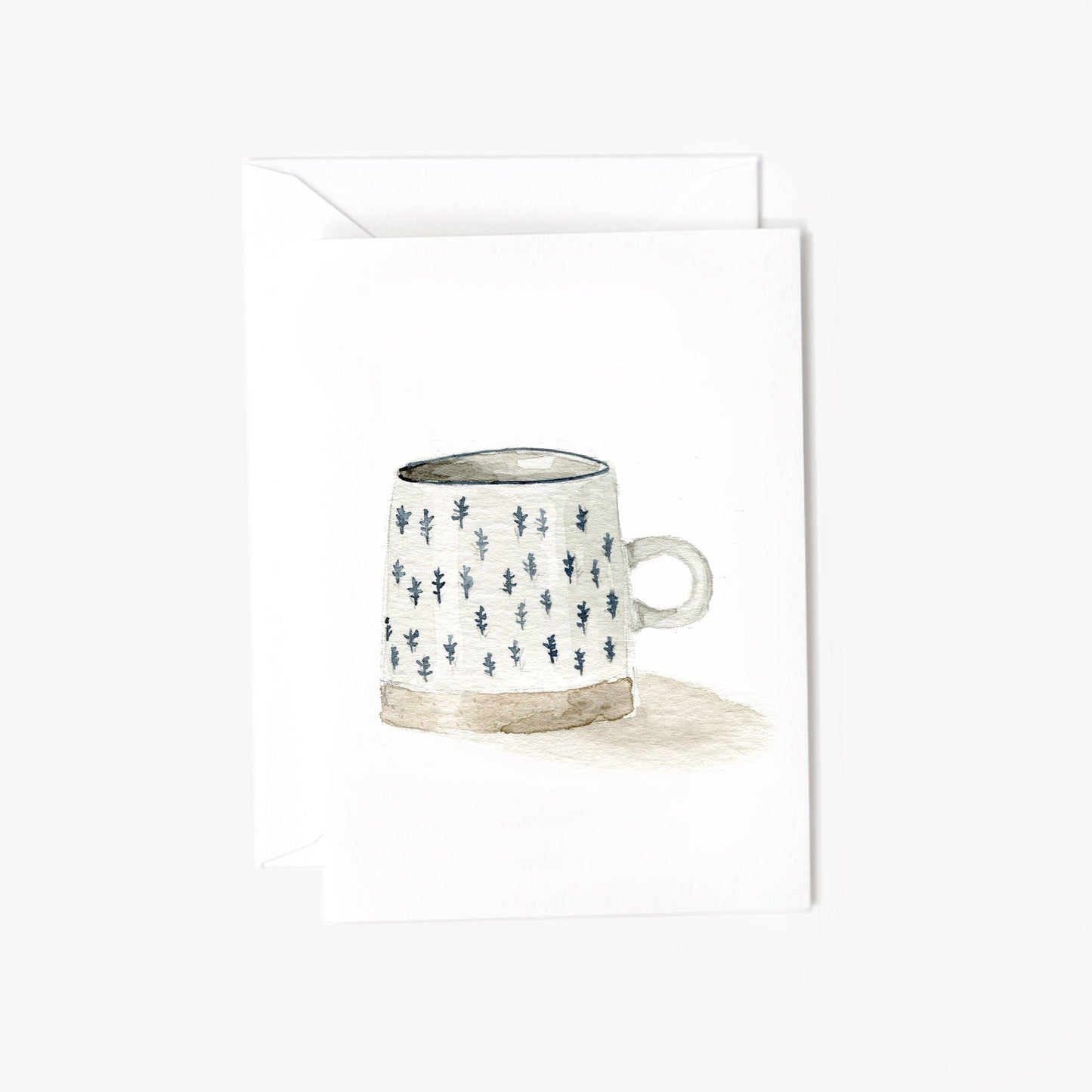 leaf mug mini notecard - emily lex studio