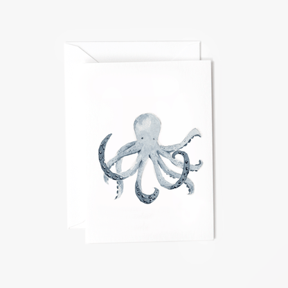 octopus mini notecard - emily lex studio