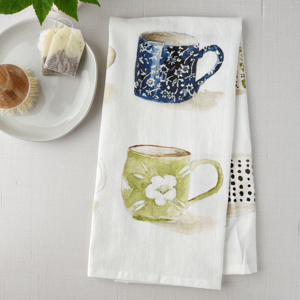mugs tea towel - emily lex studio