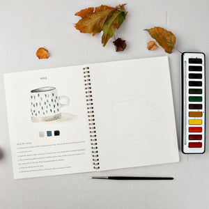 autumn watercolor workbook