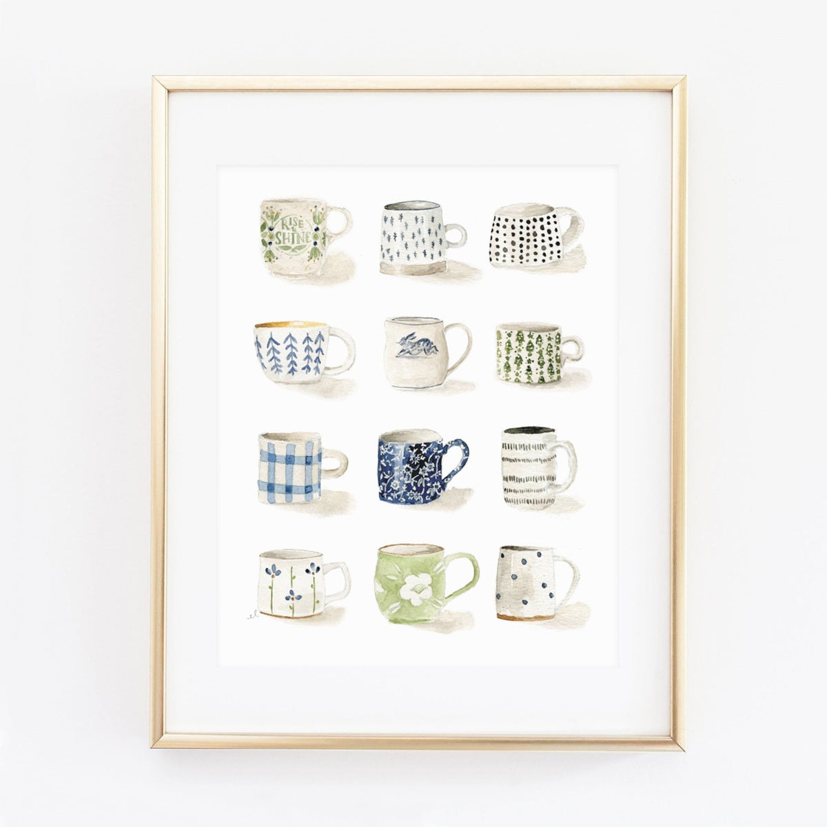 mugs art print - emily lex studio