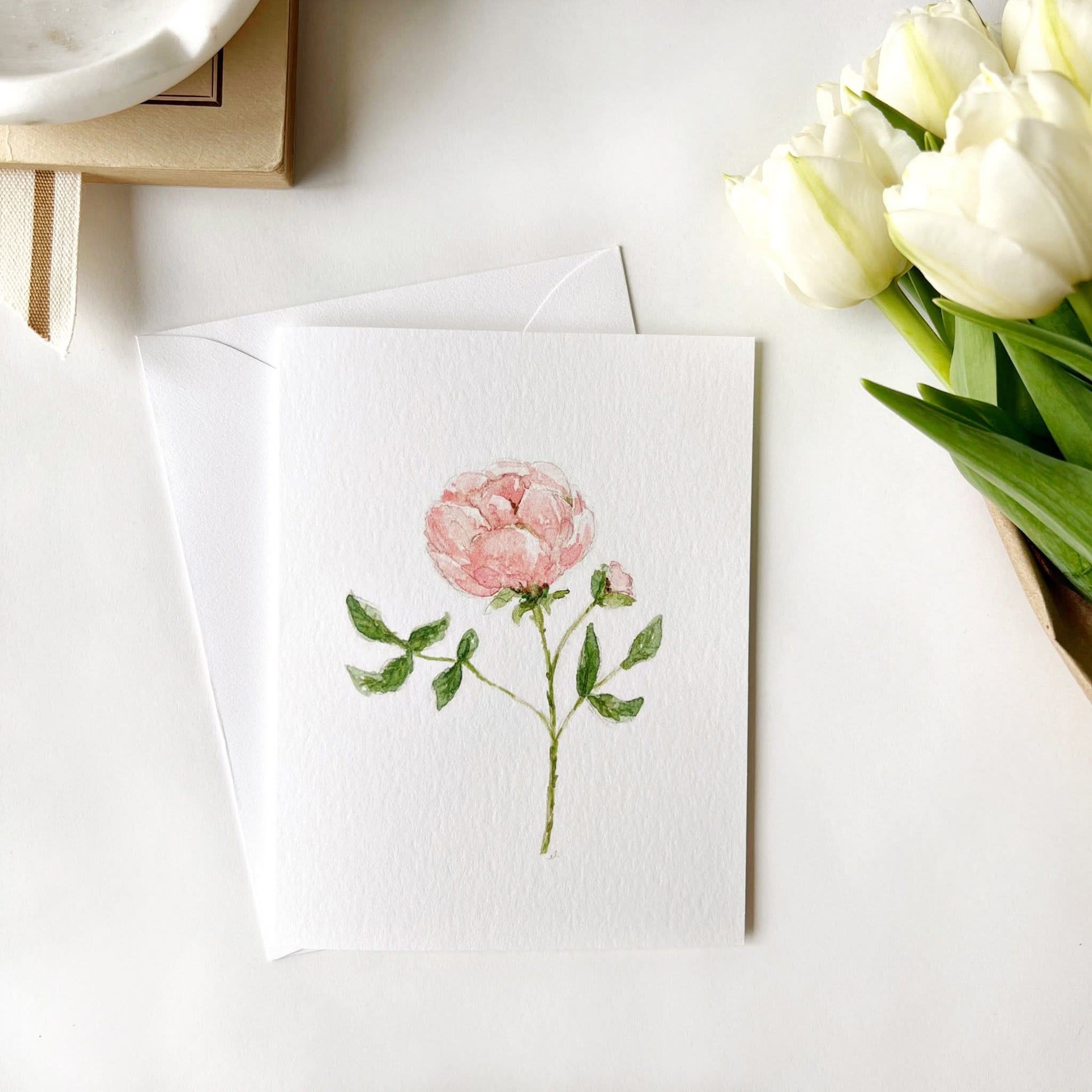 garden rose notecards - emily lex studio