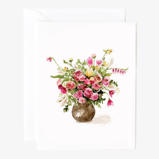 rose bouquet notecards