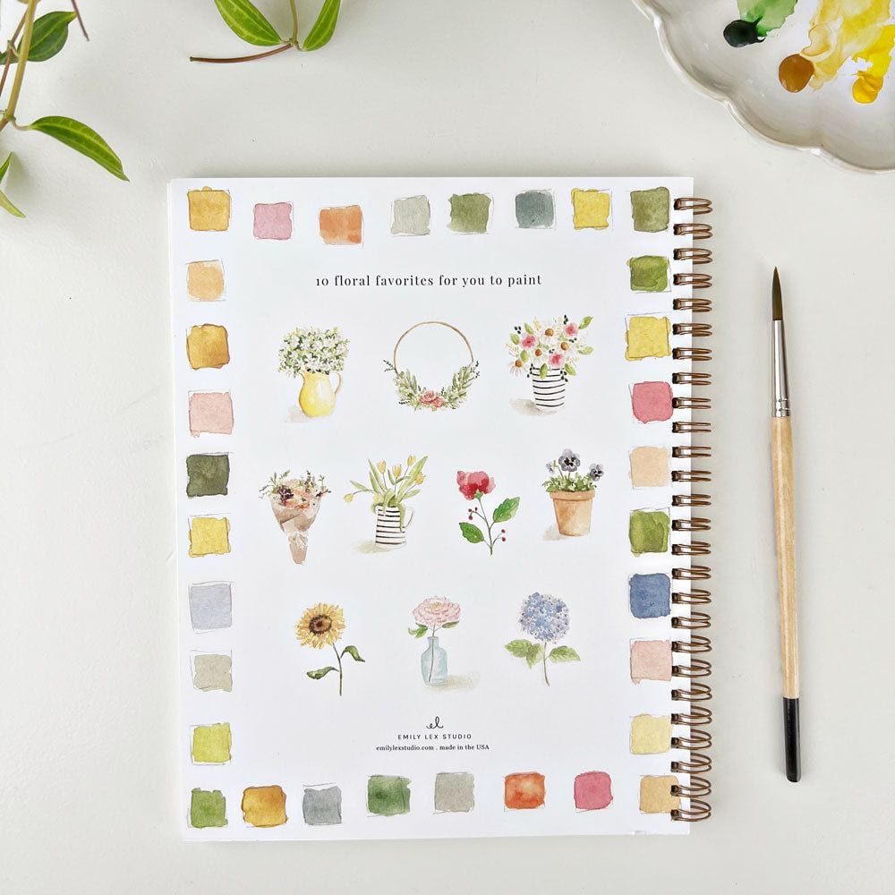 Eccentric Eclectic Woman: Emily Lex Watercolor Package and Classes Review  and May Flowers Giveaway #EmilyLex #Watercolors #WatercolorClass  #MayFlowers #favoritethings #emilylexstudio