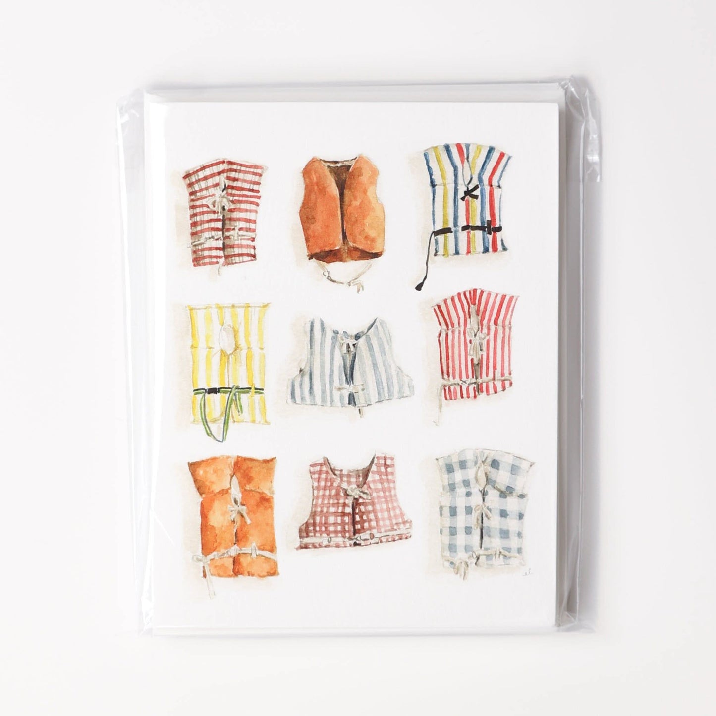 boat coats notecards - emily lex studio