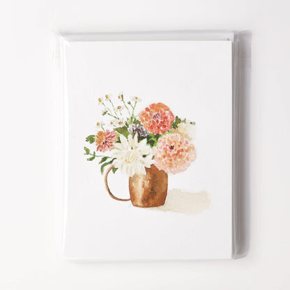 dahlia bouquet notecards - emily lex studio