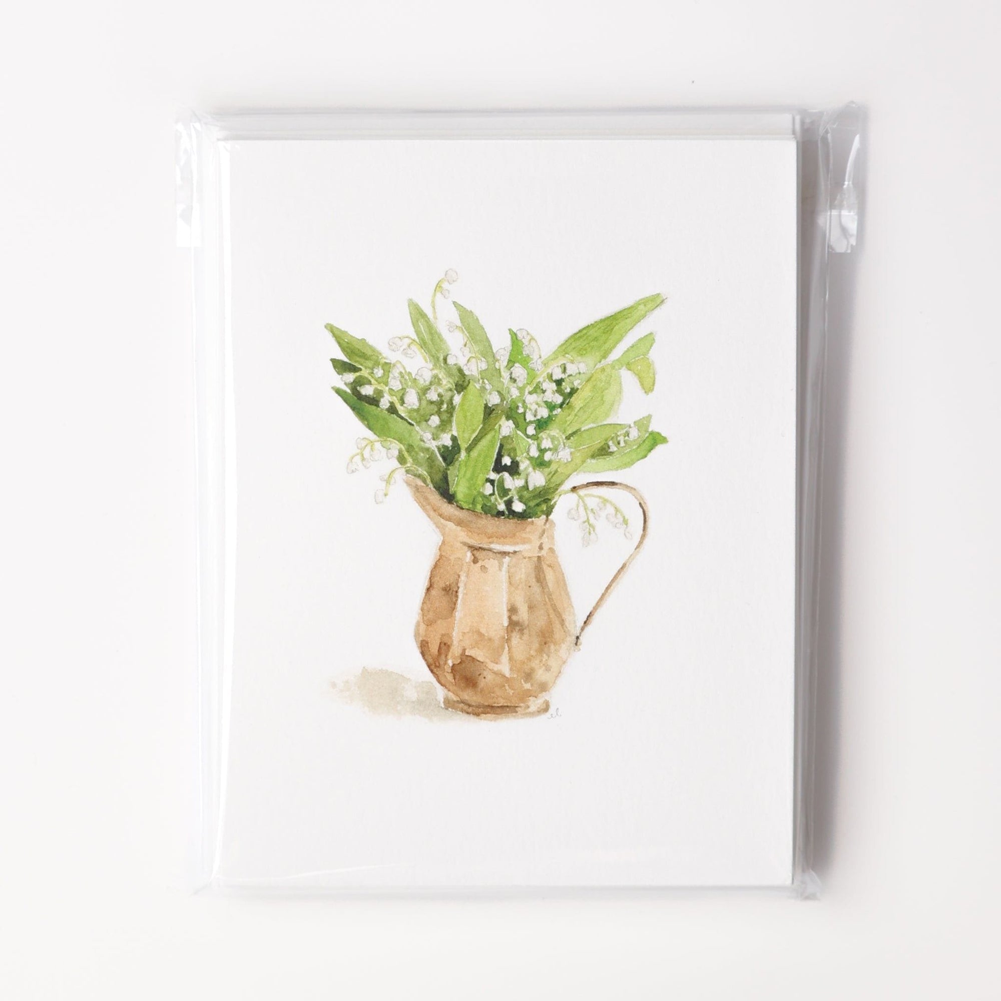 lily of the valley notecards - emily lex studio