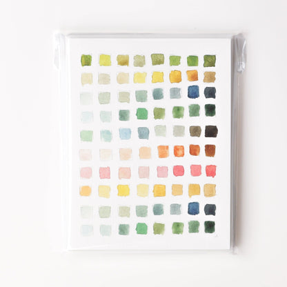 paint swatch notecards - emily lex studio