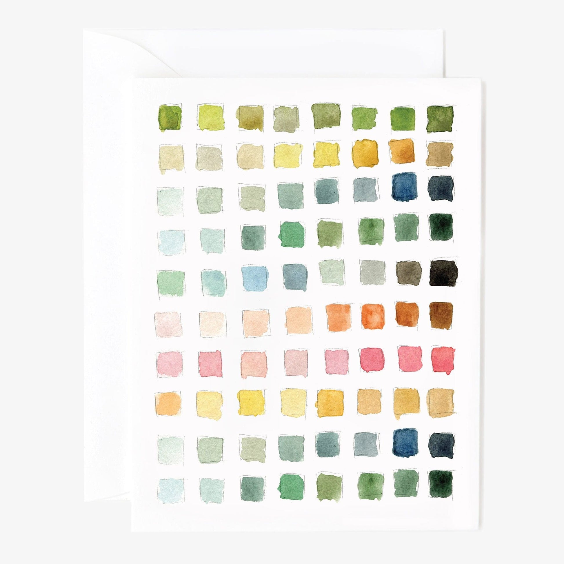 paint swatch notecards - emily lex studio