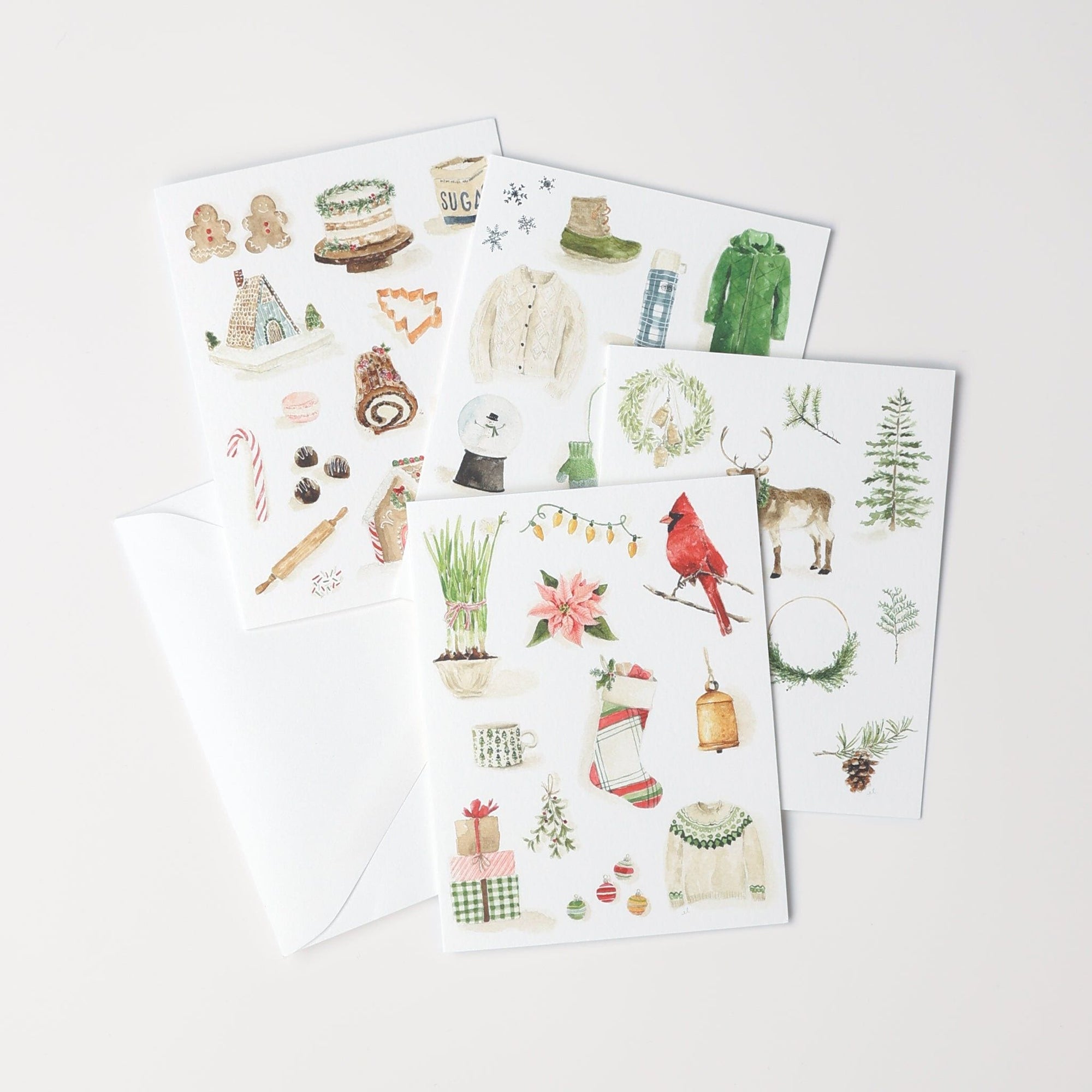 christmas notecard set - emily lex studio
