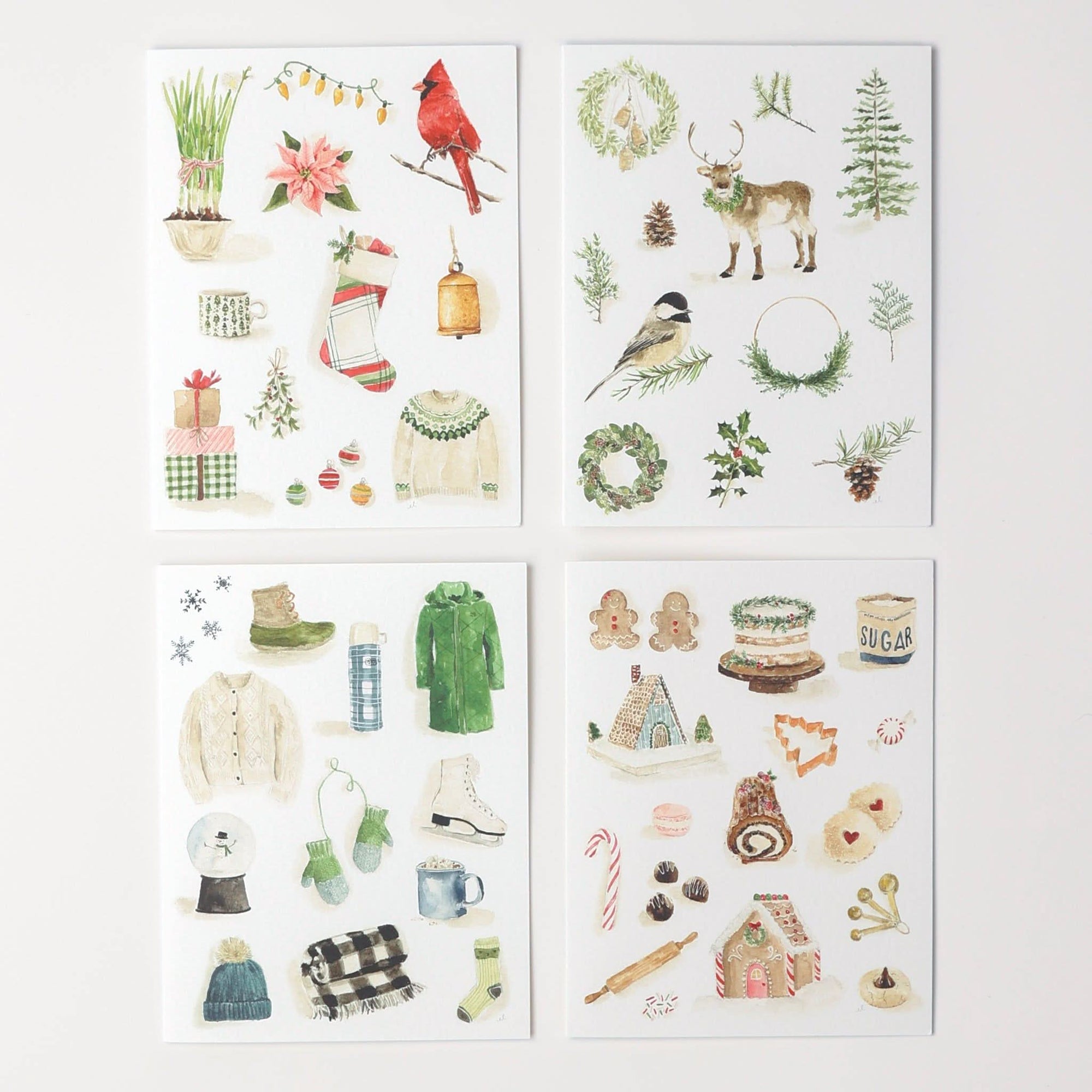 christmas notecard set - emily lex studio