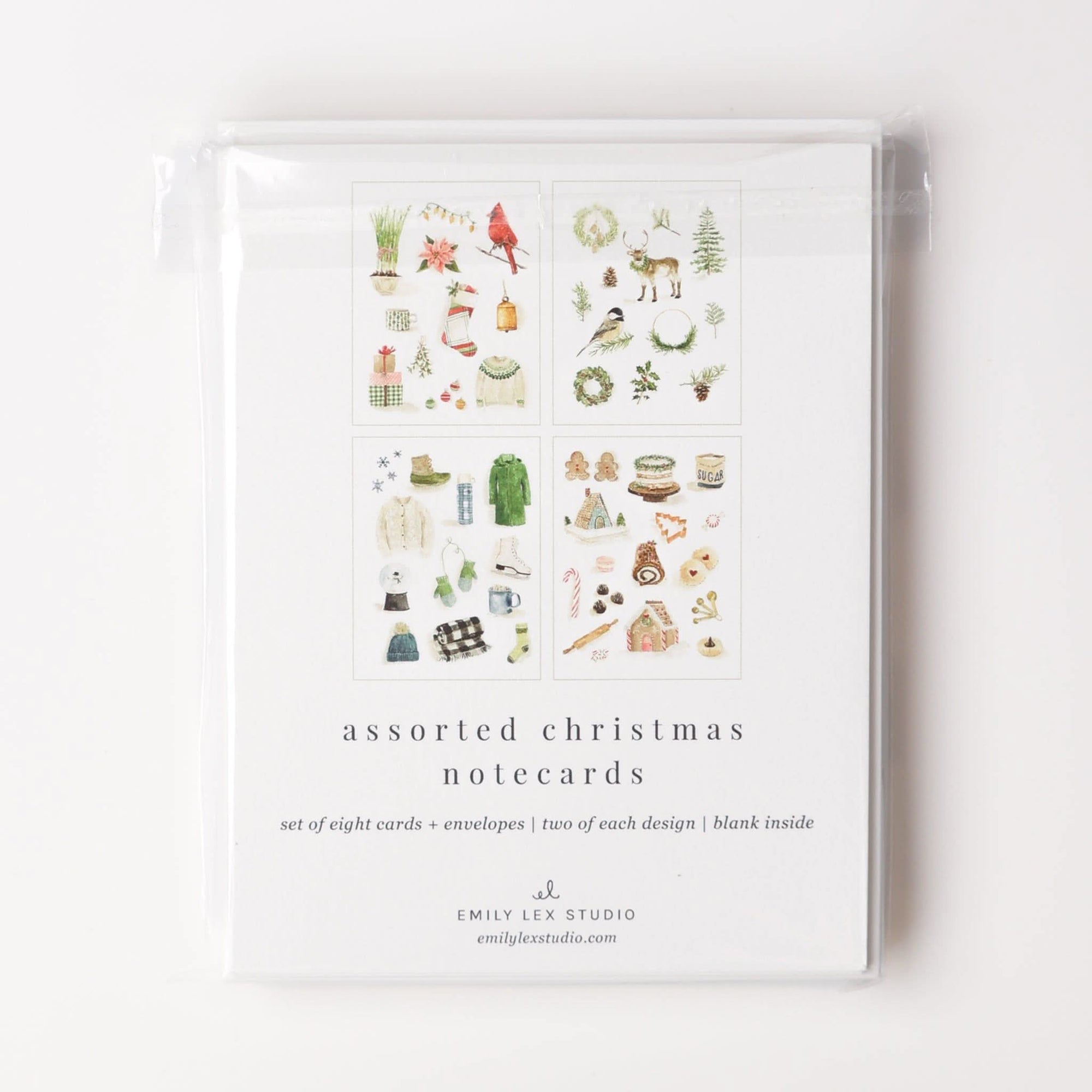 christmas notecard set - emily lex studio