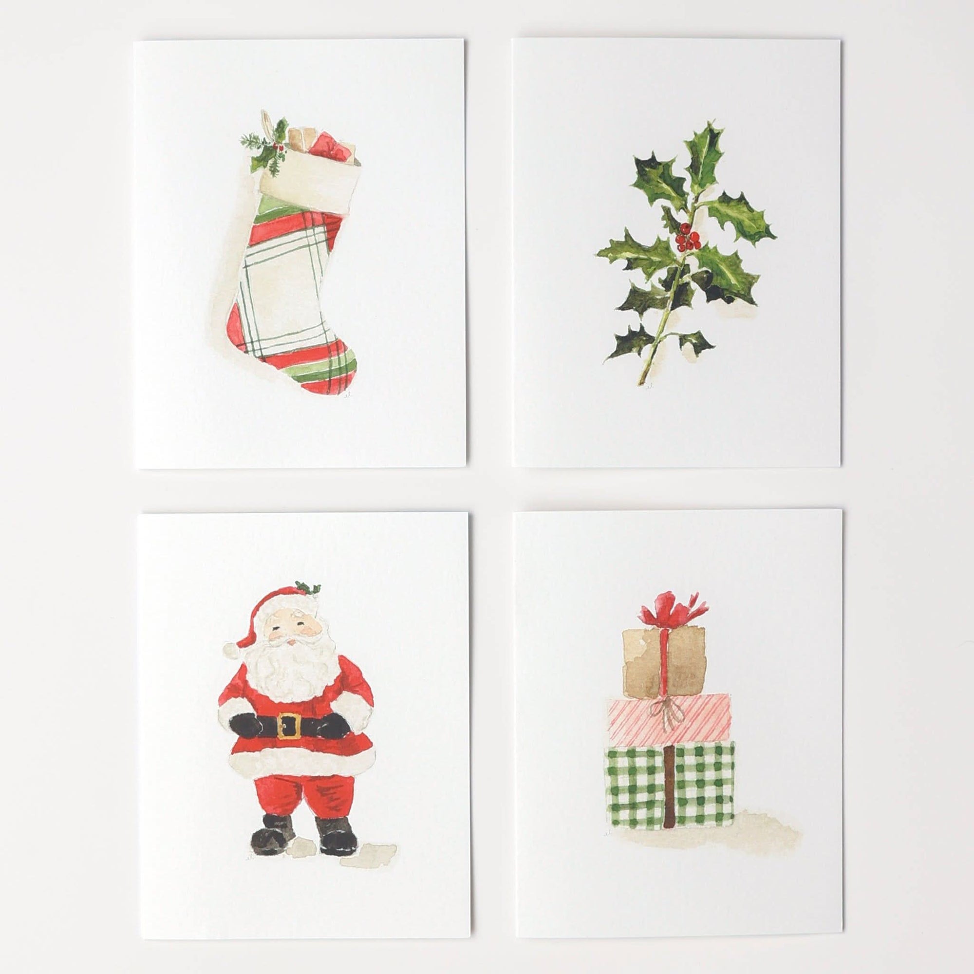 classic christmas notecard set - emily lex studio