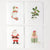 classic christmas notecard set - emily lex studio