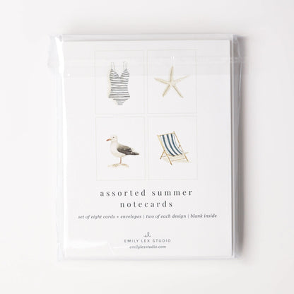 seaside notecard set - emily lex studio