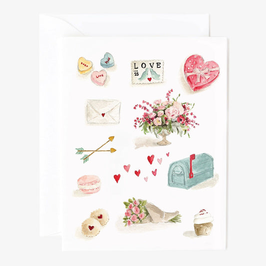 valentine notecards - emily lex studio