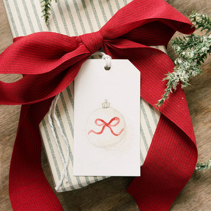 assorted classic christmas gift tags