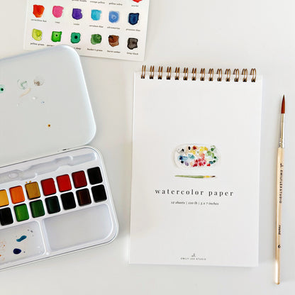 spiral watercolor paper pad