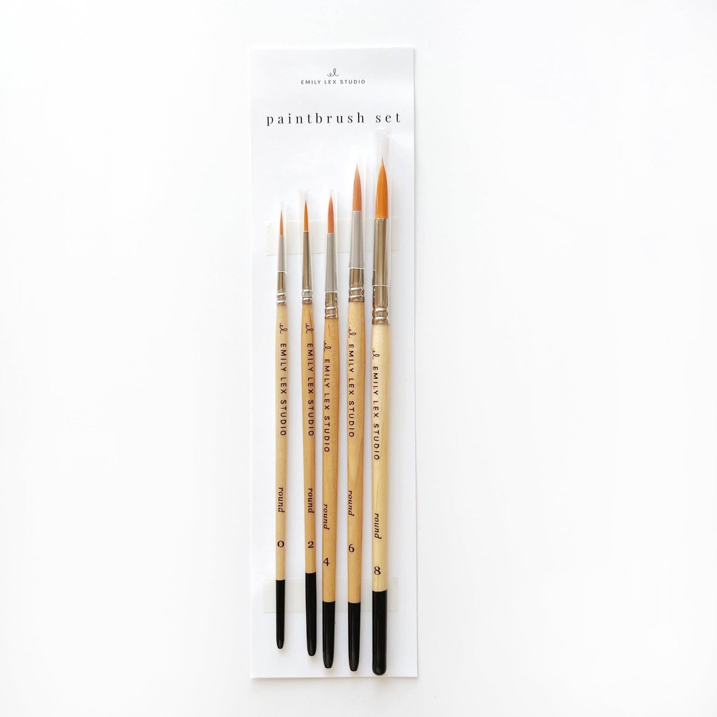 watercolor paintbrush set - emily lex studio