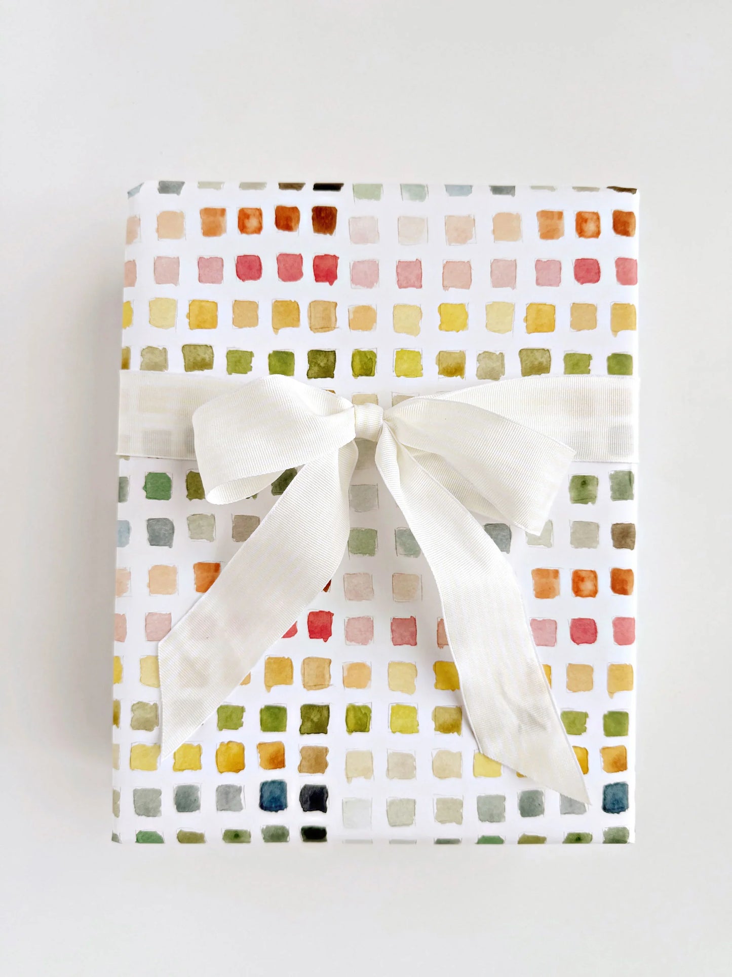 paint swatch gift wrapping paper