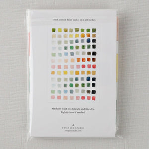 paint swatch towel