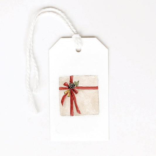 pinecone gift gift tags