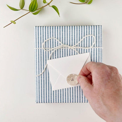 gingham boat coat mini notecard - emily lex studio