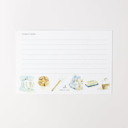 baking recipe cards - emily lex studio