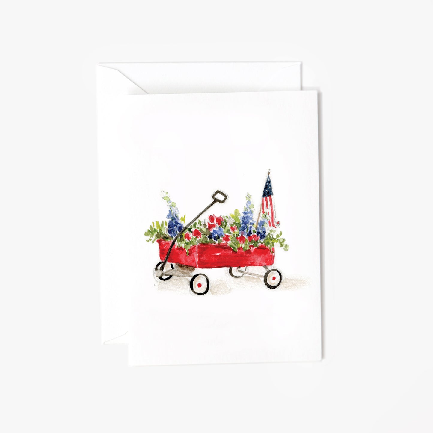 red wagon mini enclosure notecard