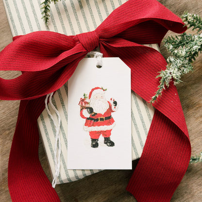 assorted classic christmas gift tags