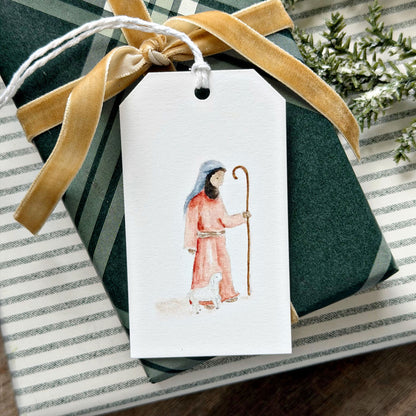 assorted nativity gift tags