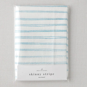 skinny stripe tea towel