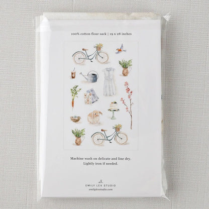 springtime tea towel - emily lex studio