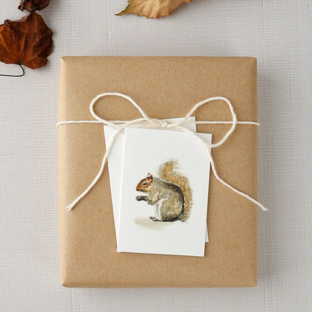 squirrel mini notecard - emily lex studio - mini notecard