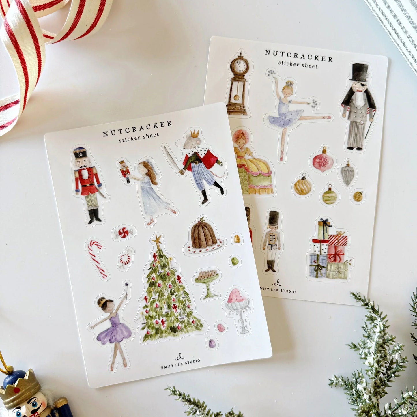 nutcracker sticker sheets