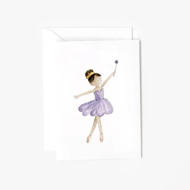 sugarplum fairy nutcracker mini enclosure notecard