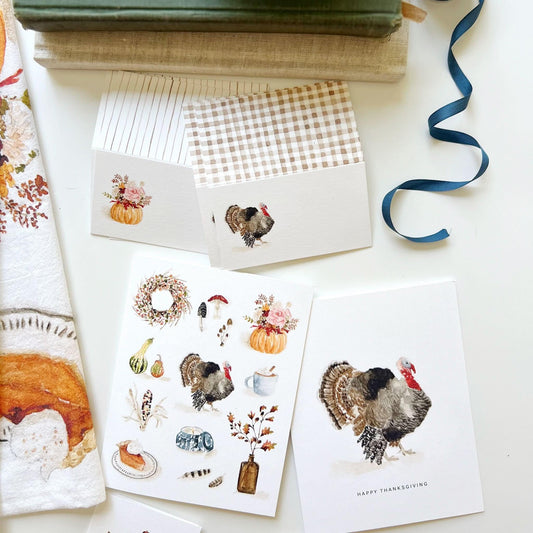 turkey place cards - emily lex studio - place card