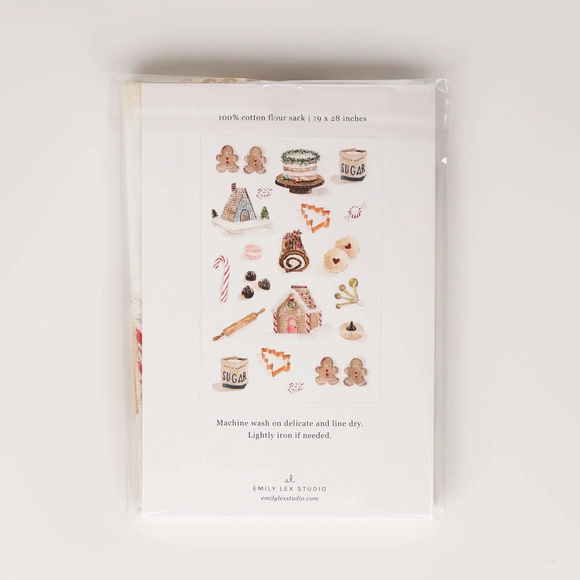 christmas sweets tea towel - emily lex studio