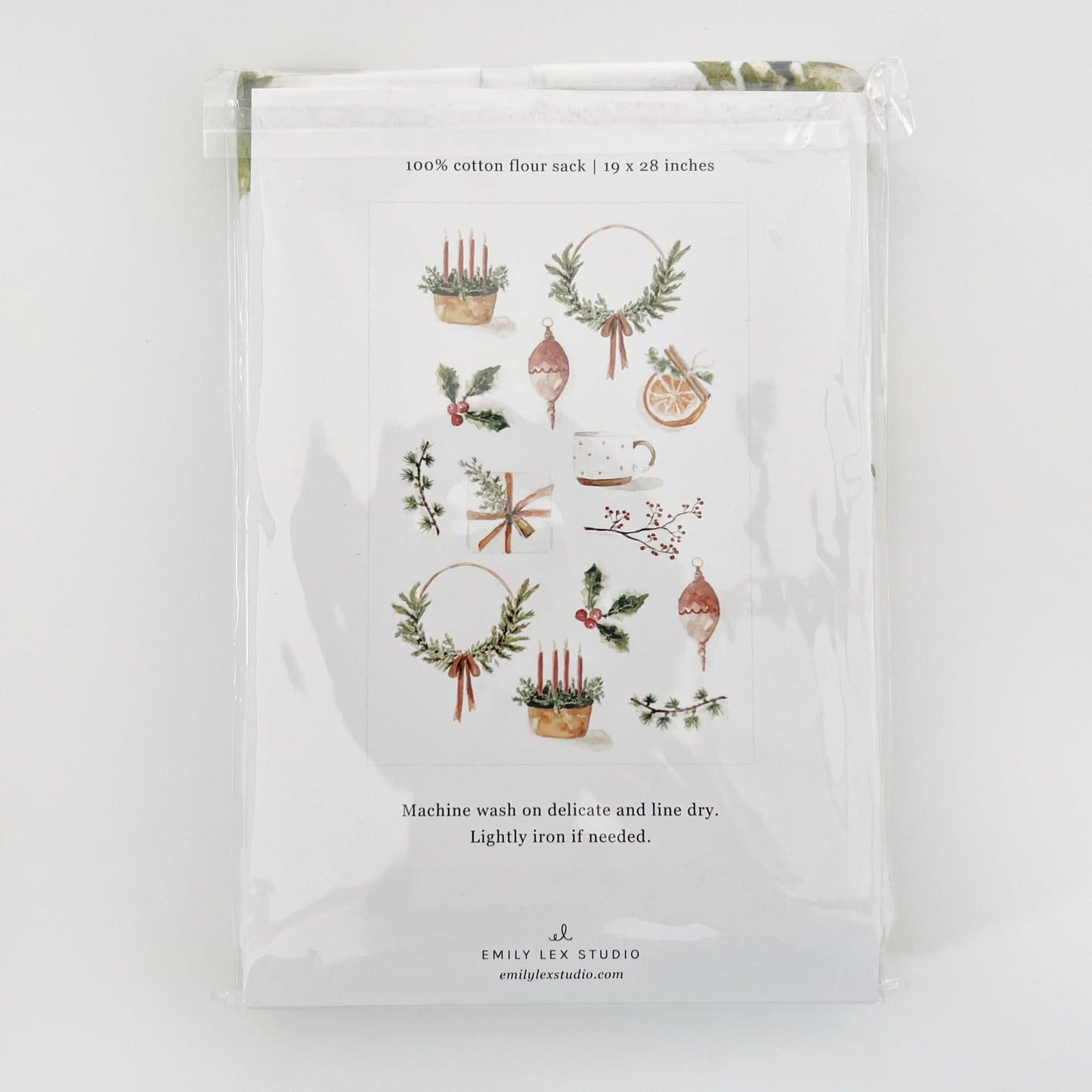 yuletide tea towel