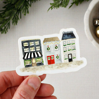 christmas village sticker