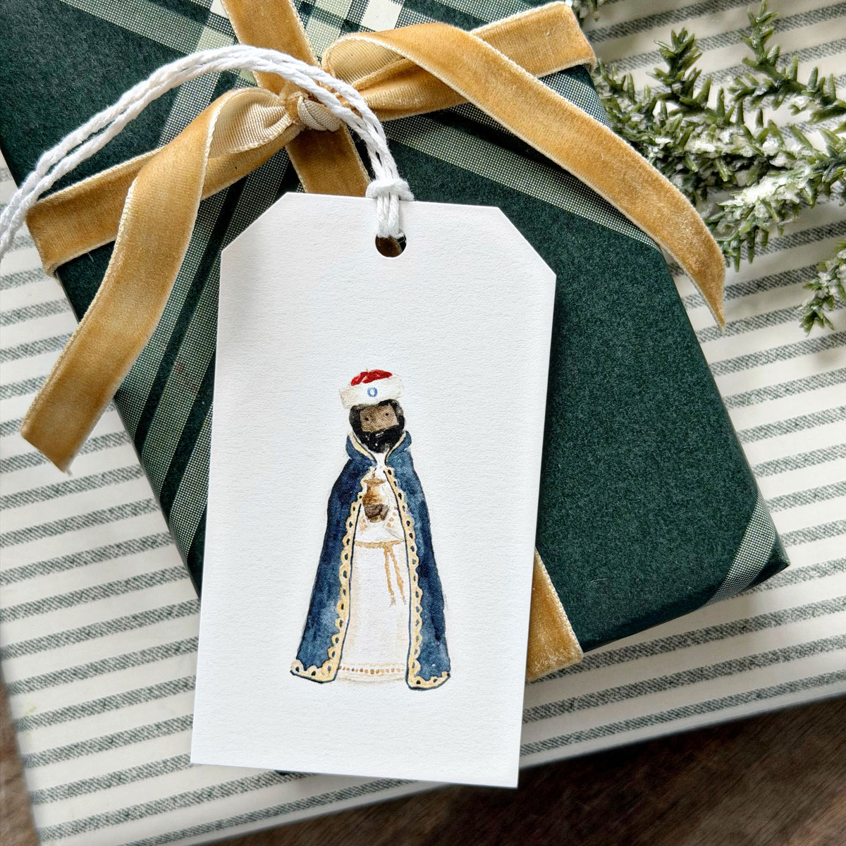 assorted nativity gift tags